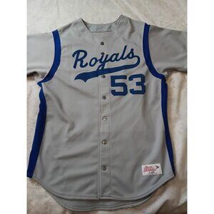 Kansas City Royals Gray Jersey #53 Ripon Athletic XL USA Made